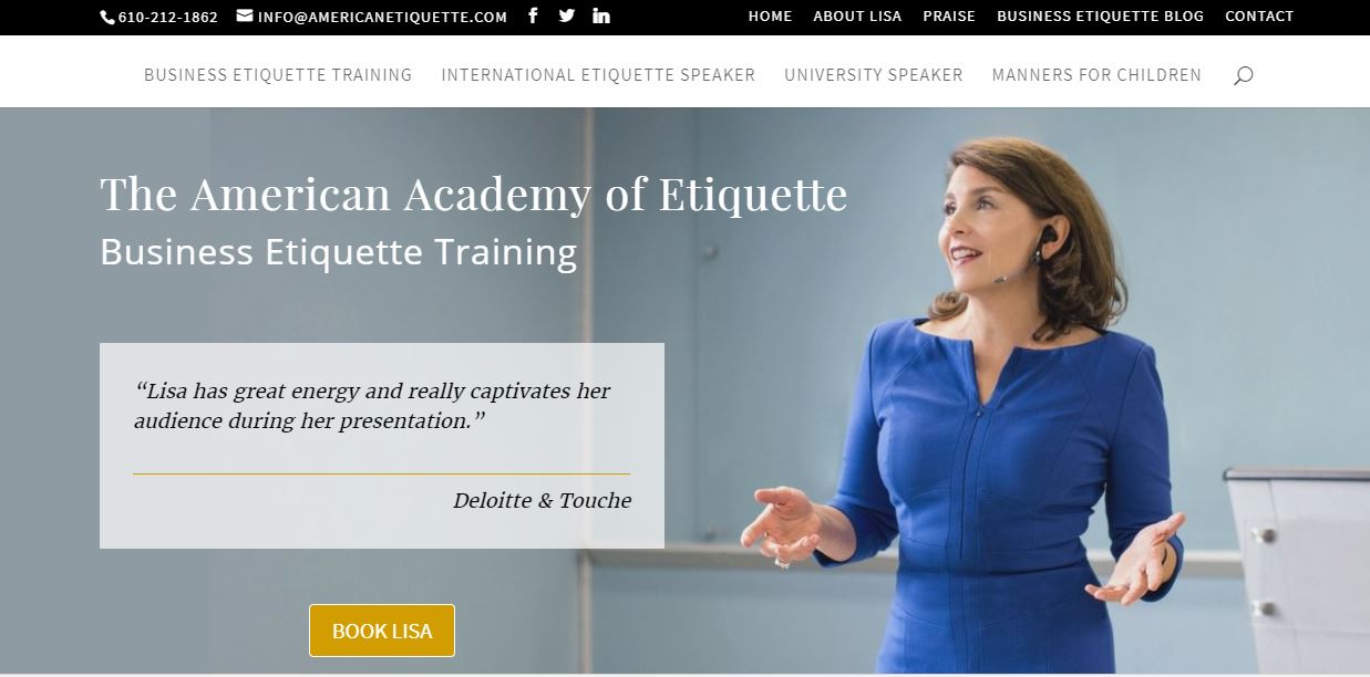 Business Etiquette Website