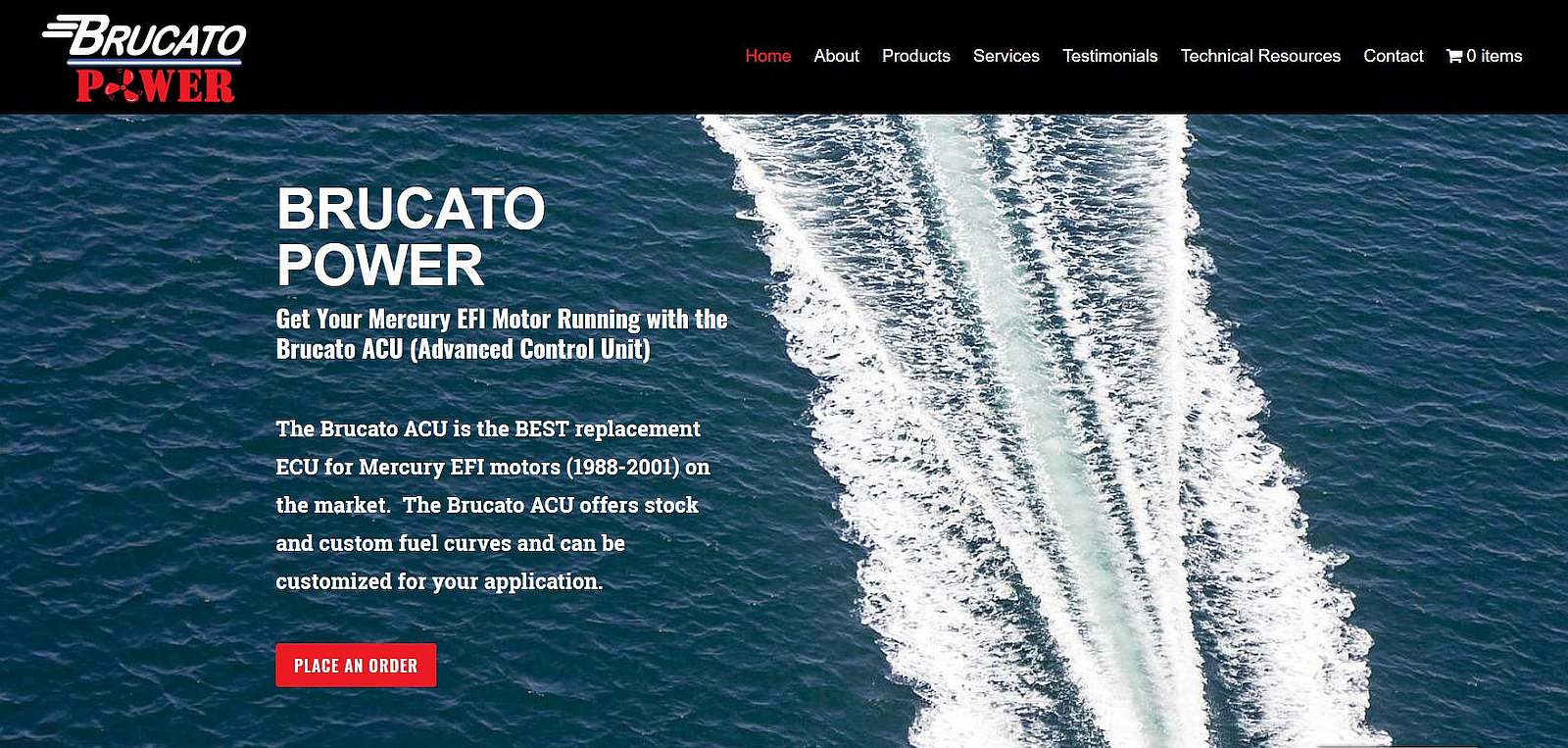 Boating Parts Service Website
