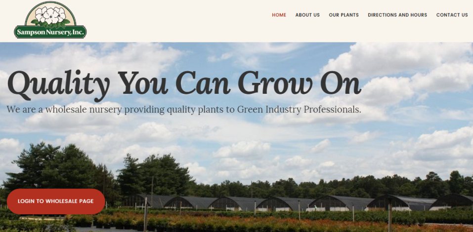 Plant Nursery Website