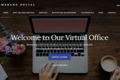 Social Media Manager Website