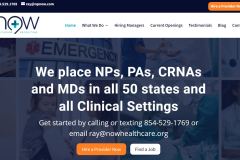 Nurse Practitioner Recruiter Website